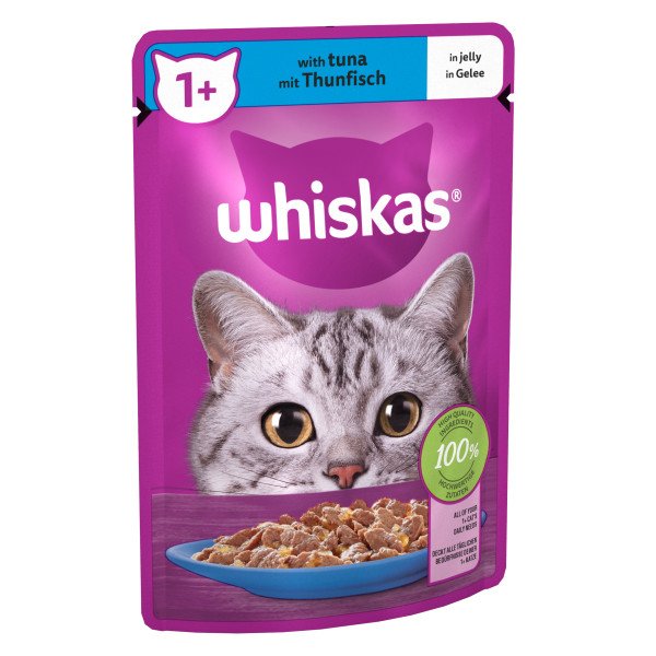 Whiskas Adult 1+ Tuna in Jelly Pouches 28 x 85g