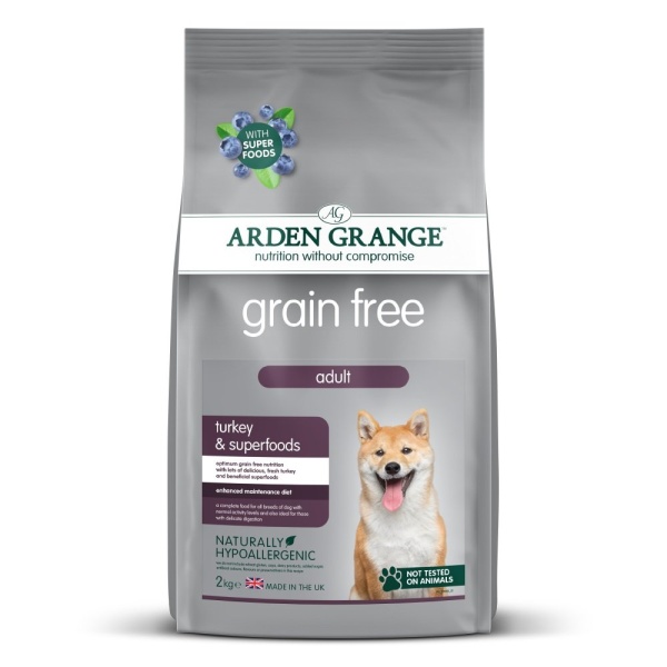 Arden Grange Adult Grain Free Turkey & Superfoods 2kg