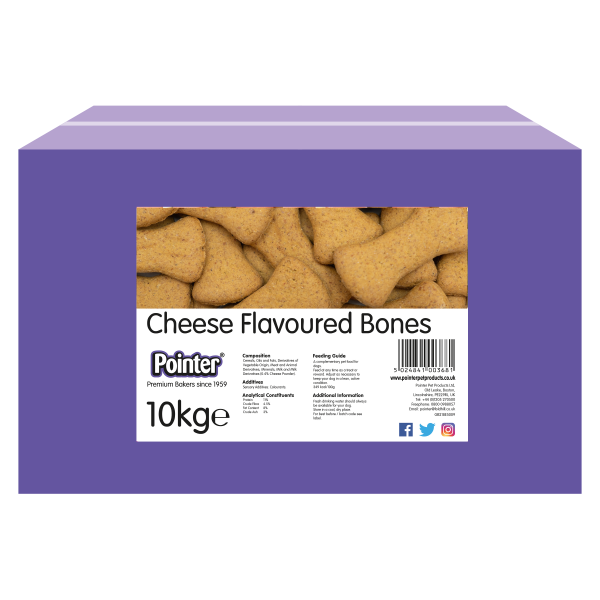 Pointer Cheese Flavoured Bones 10kg