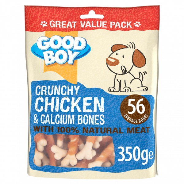 Good Boy Crunchy Chicken & Calcium Bones 3 x 350g