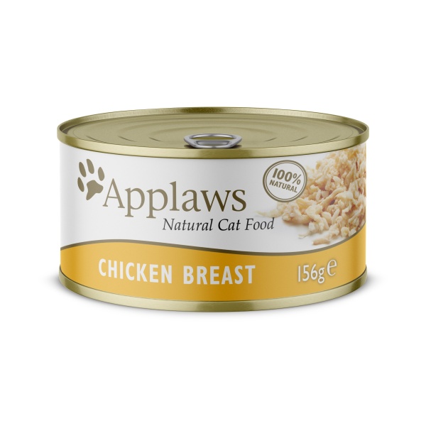 Applaws Cat Chicken Breast in Broth Tins 24 x 156g