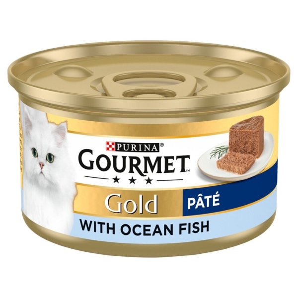 Gourmet Gold Pate with Ocean Fish Cat Food 12 x 85g