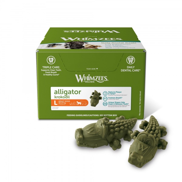 Whimzees Large Alligator - Box of 30