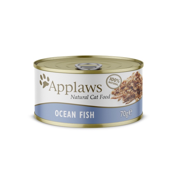 Applaws Cat Ocean Fish in Broth Tins 24 x 70g