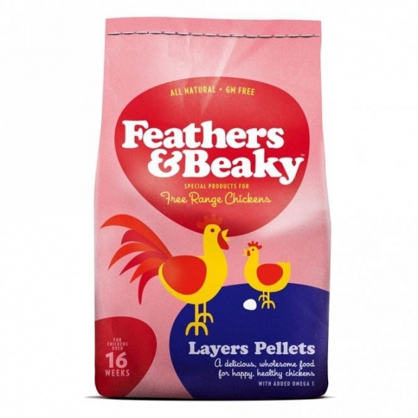 Feathers & Beaky Layers Pellets Poultry Food 5kg