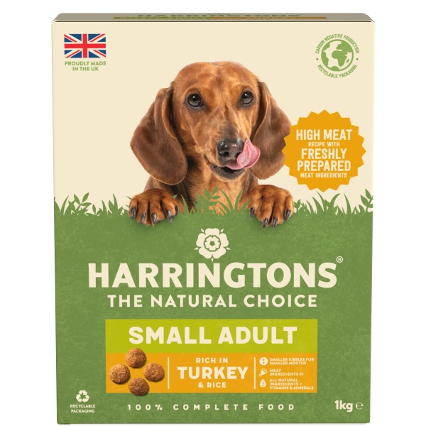 Harringtons Small Dog Adult rich in Turkey & Rice 5 x 1kg