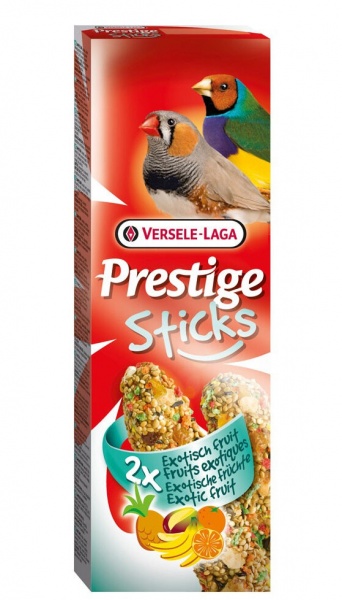 Versele-Laga Prestige Sticks Big Parakeets Exotic Fruit treat for medium  parrots 140 g