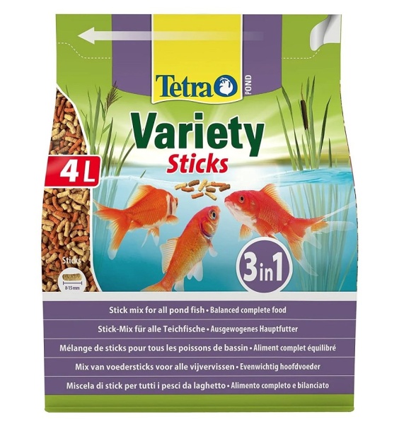 Tetra Pond Variety Sticks Bag 4L