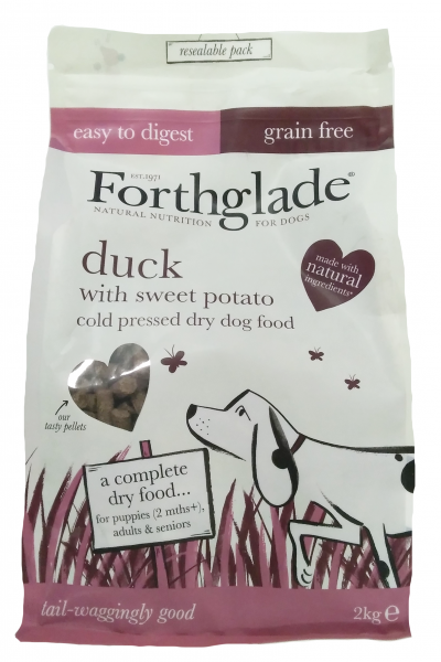 Forthglade Adult Cold Pressed Grain Free Duck with Sweet Potato 2kg