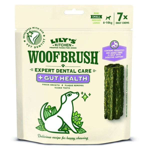 Woofbrush Gut Health Dental Chew Small Multipack 5 x 154g