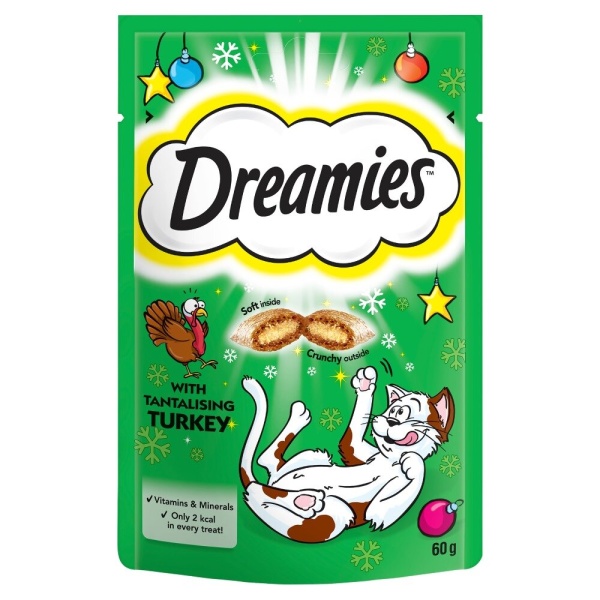 Dreamies Turkey Cat Treats 8 x 60g