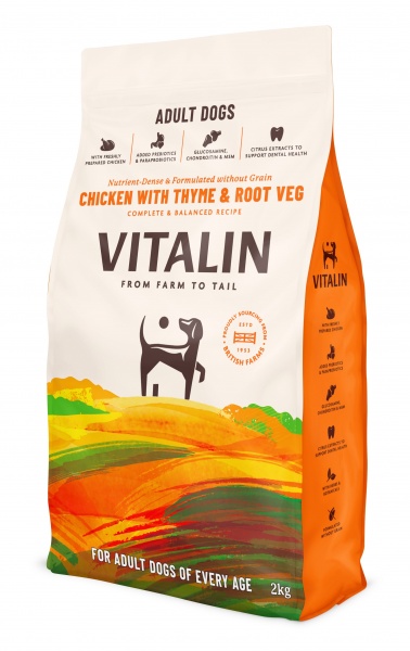 Vitalin Adult Chicken with Thyme & Root Veg 4 x 2kg