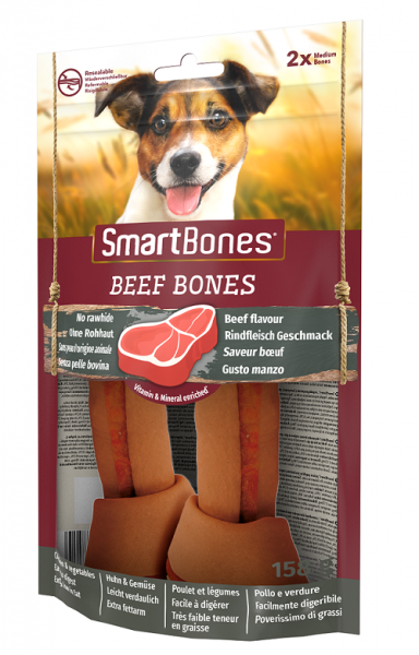SmartBones Beef Medium Dog Treats 7 x 2 Pieces