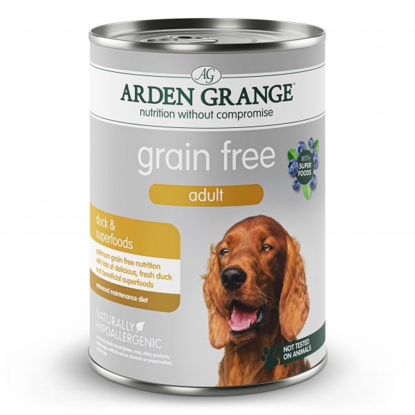Arden Grange Adult Grain Free Duck & Superfoods 6 x 395g