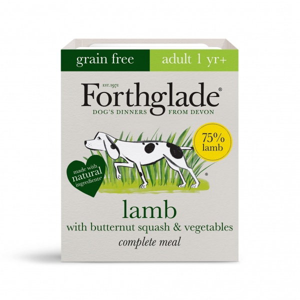 Forthglade Complete Grain Free Lamb Adult Dog Food 18 x 395g