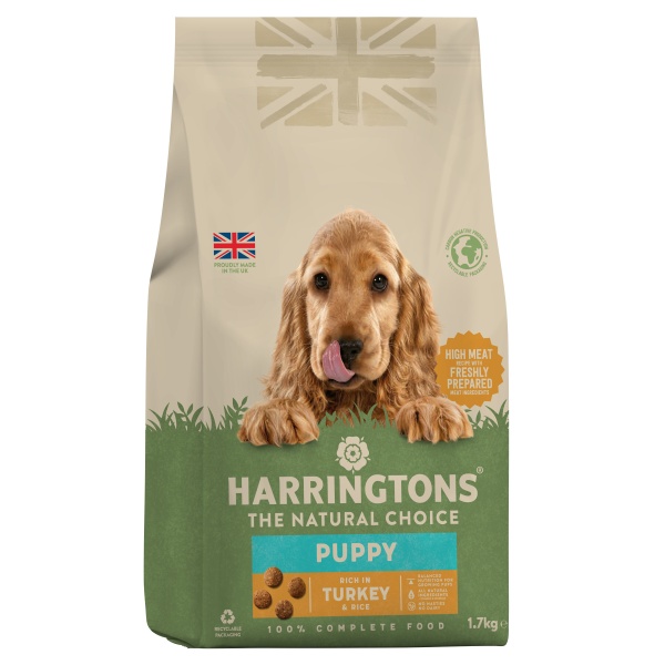 Harringtons Puppy rich in Turkey & Rice 4 x 1.7kg