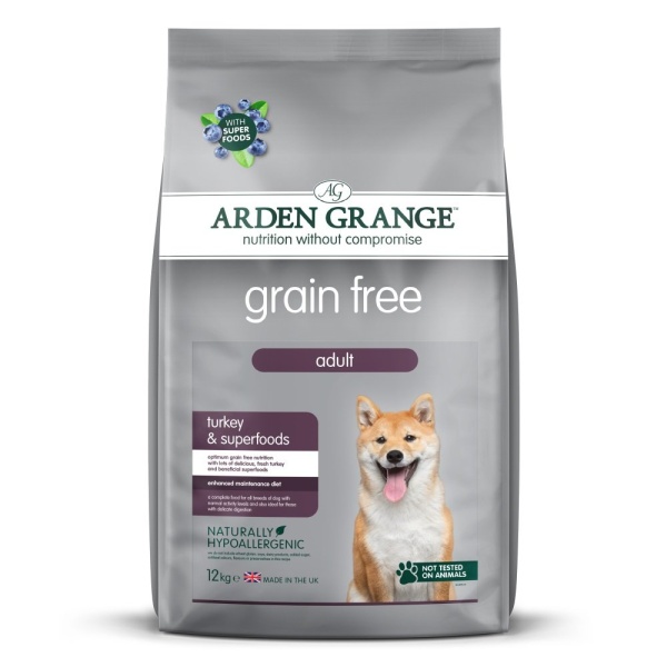 Arden Grange Adult Grain Free Turkey & Superfoods 12kg