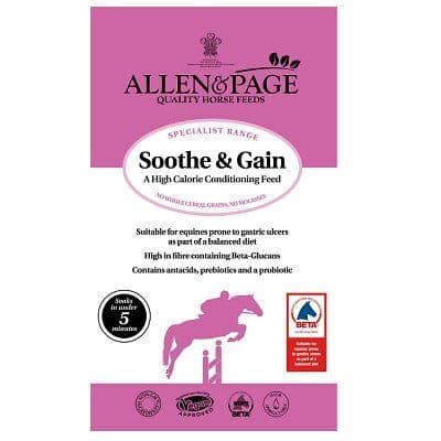 Allen & Page Soothe & Gain Horse Feed 15kg