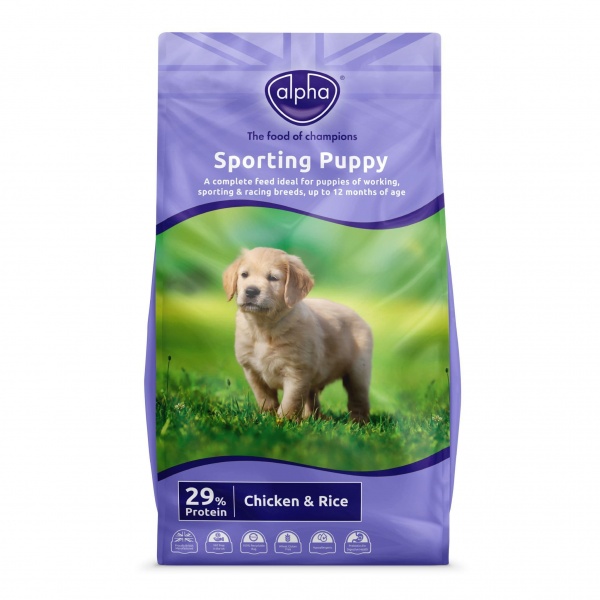 Alpha Sporting Puppy Food Chicken and Rice 15kg