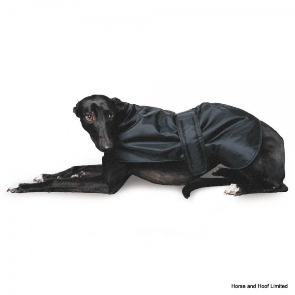 Ancol Greyhound Black Coat - 70cm