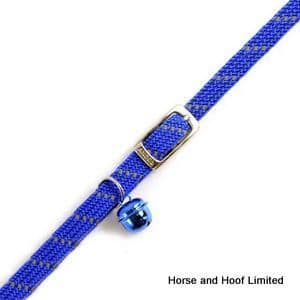 Ancol Reflective Blue Soft Weave Cat Collar