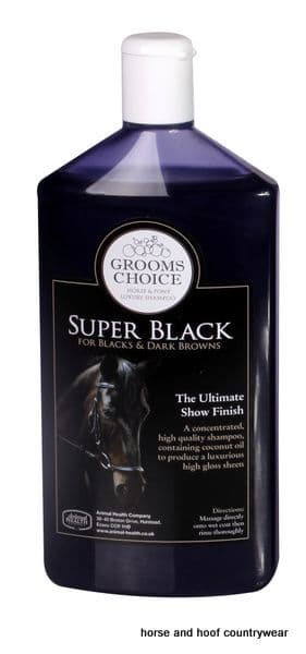 Animal Health Company Grooms Choice Super Black Shampoo