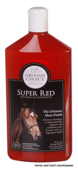 Animal Health Company Grooms Choice Super Red Shampoo