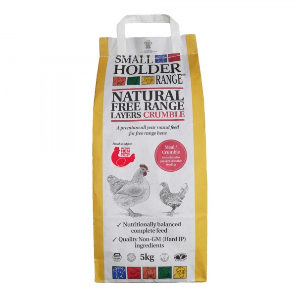 Allen & Page Small Holder Range Natural Free Range Layers Crumble Poultry Food 5kg
