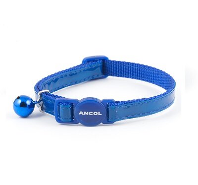 Ancol Reflective Gloss Blue Cat Collar