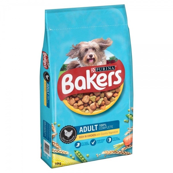 Bakers Complete Adult Dog with Chicken & Veg Dog Food 14kg