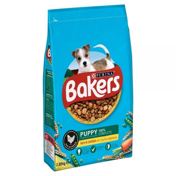 Bakers Complete Puppy with Chicken & Veg Puppy Food 2.85kg