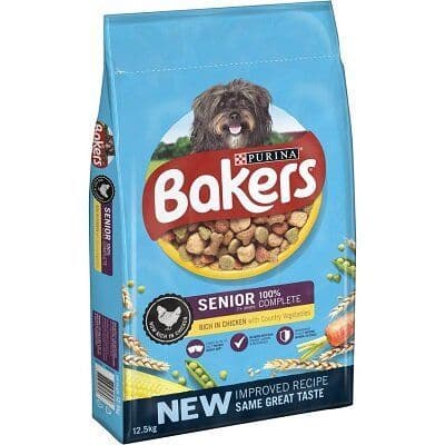 Bakers Complete Senior Dog with Chicken & Veg Dog Food 12.5kg
