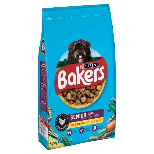 Bakers Complete Senior Dog with Chicken & Veg Dog Food 2.85kg