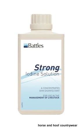 Battles Strong Iodine Solution