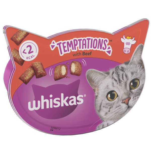 Whiskas Temptations Beef 8 x 60g