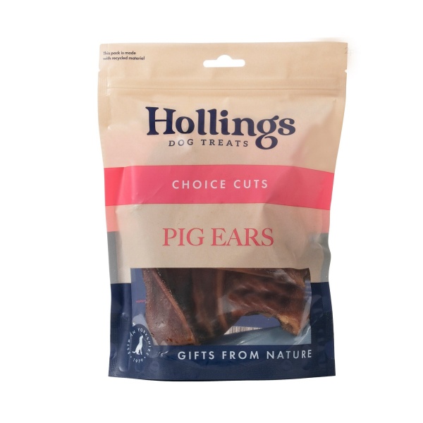 Hollings Pig Ears 5 x 10 Pre Packed