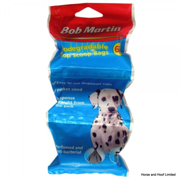 Bob Martin Biodegradable Poop Bag Dispenser 3 x 20 bags