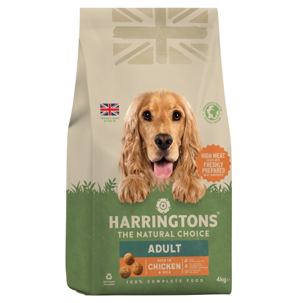 Harringtons Adult rich in Chicken & Rice 4 x 1kg