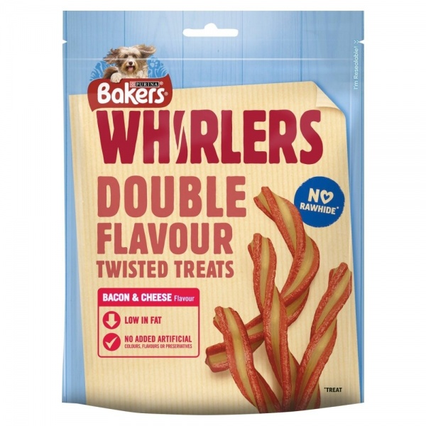 Bakers Whirlers Bacon & Cheese 6 x 130g