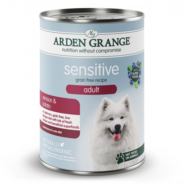 Arden Grange Adult Grain Free Sensitive Venison & Potato 6 x 395g