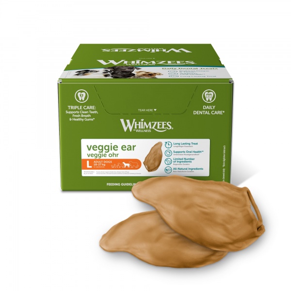 Whimzees Veggie Ears Box of 18