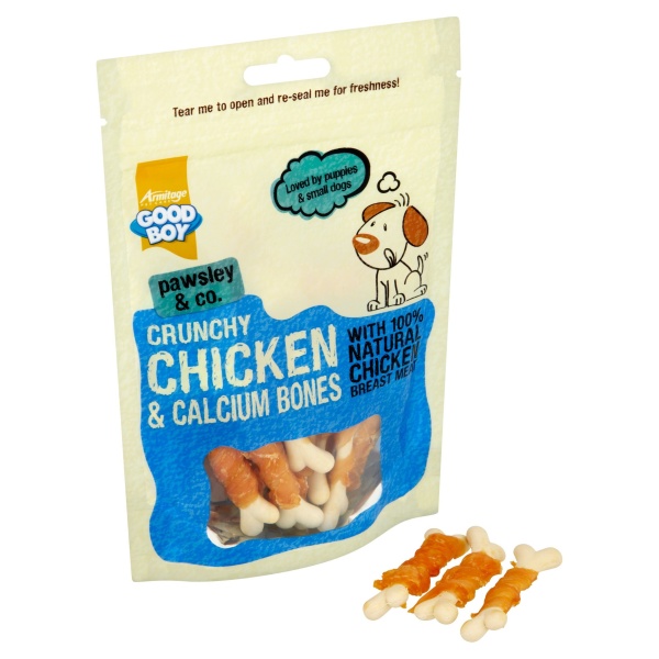 Good Boy Crunchy Chicken & Calcium Bones 8 x 100g