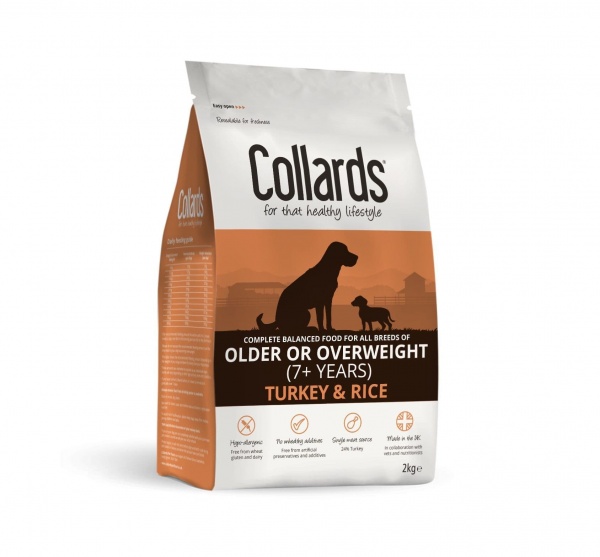 Collards Older or Overweight Turkey & Rice 2kg