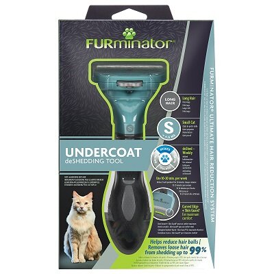 FURminator Undercoat deShedding Tool Long Hair Small Cat