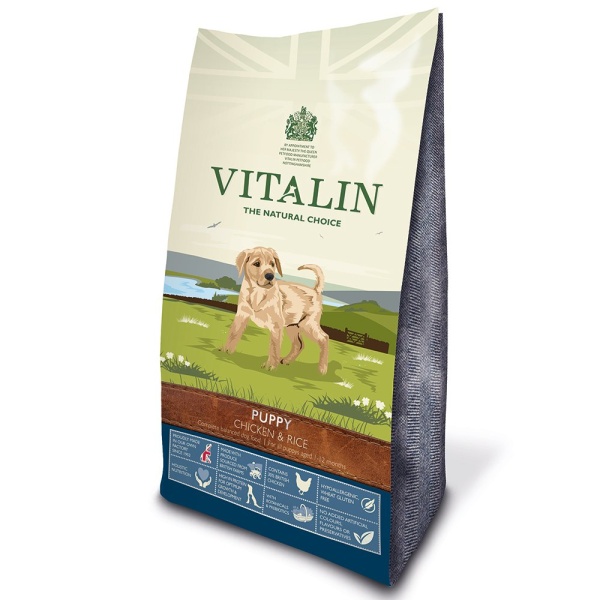 Vitalin Puppy Wheat Gluten Free Chicken & Rice 4 x 2kg