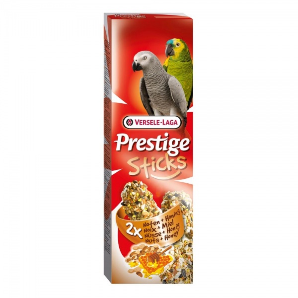 Versele Laga Prestige Parrot Nuts & Honey Sticks 8 x 140g