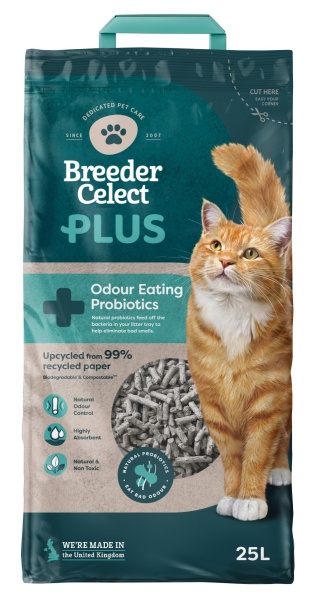 Breeder Celect Plus Probiotic Cat Litter 25L