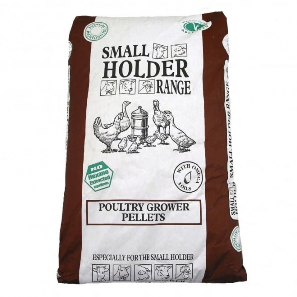 Allen & Page Small Holder Range Poultry Grower Pellets Food 5kg