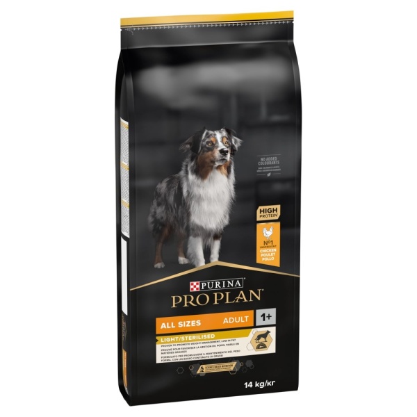 Pro Plan Adult All Sizes Light / Sterilized with Chicken 14kg