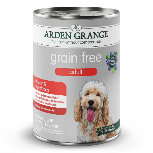 Arden Grange Adult Grain Free Chicken & Superfoods 6 x 395g
